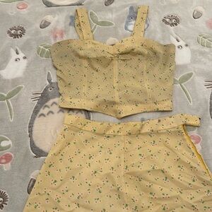 Spring dress 
Thrifted hand maid